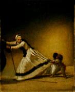 Francisco de Goya Scene from the palace of the Duchess of Alba oil painting